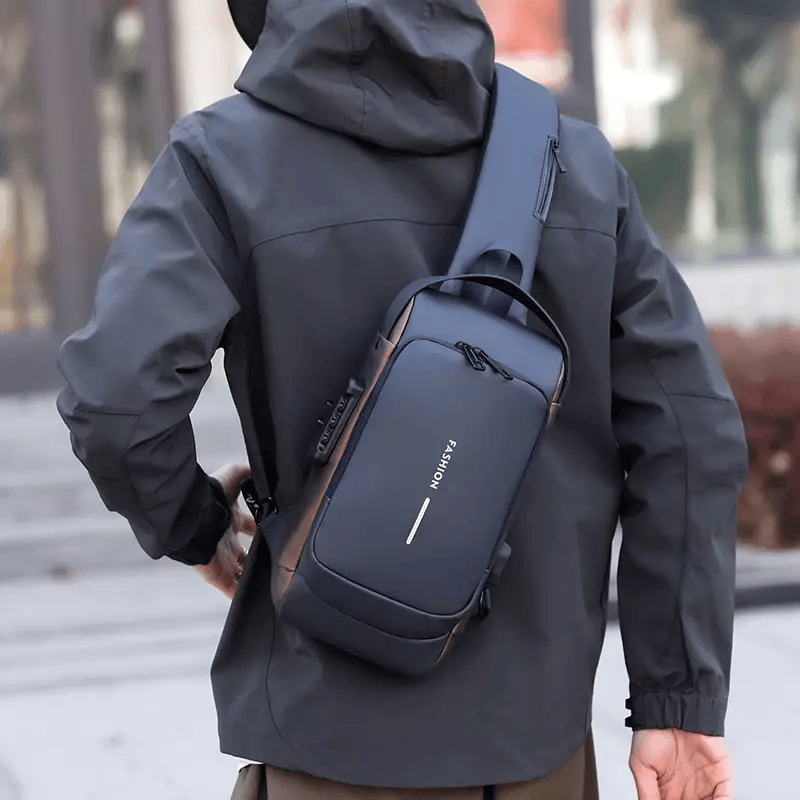Bolso Antirrobo Impermeable Morral USB