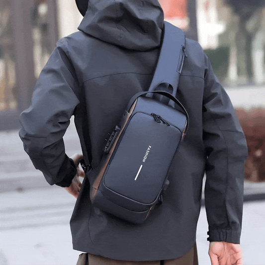 Bolso Antirrobo Impermeable Morral USB